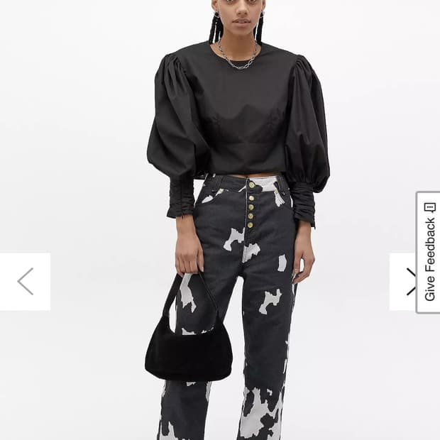 하우스오브써니 카우프린트 팬츠