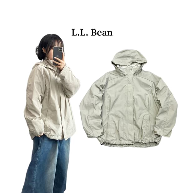 엘엘빈 고프코어 풀오버 나일론 바람막이 자켓