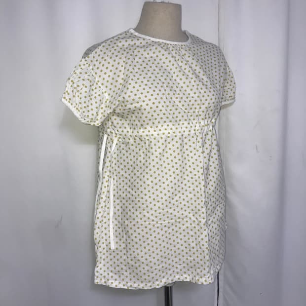 dot strap blouse