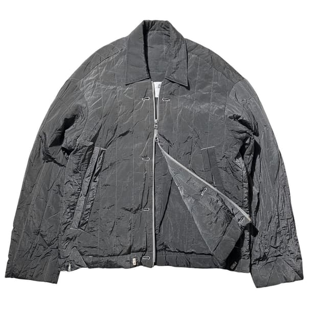 폴리테루 투웨이 퀼팅 집업 자켓