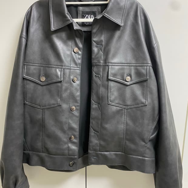 자라 가죽 자켓 