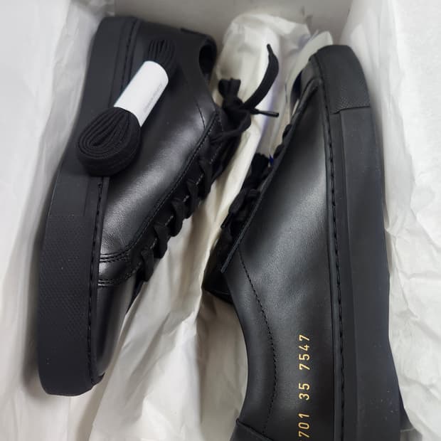 우먼즈 커먼프로젝트 아킬레스로우 우먼즈 블랙 EU 35