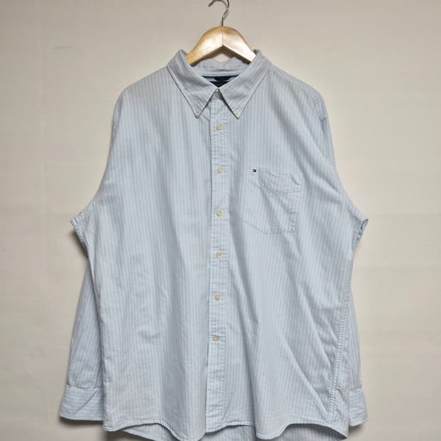 타미힐피거타미힐피거Tommy 옥스포드 스트라이프 셔츠 XL - S372