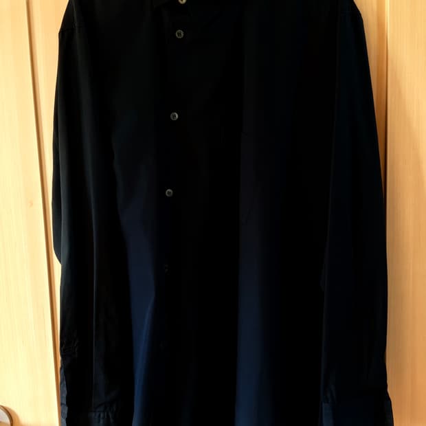 24SS CDG Black 비대칭 셔츠 