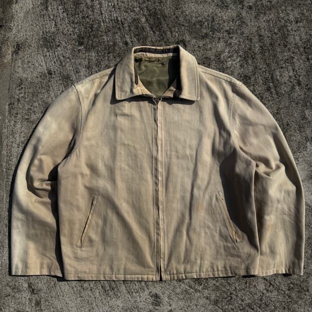 [L] Y's For men 코튼 트윌 집업 자켓