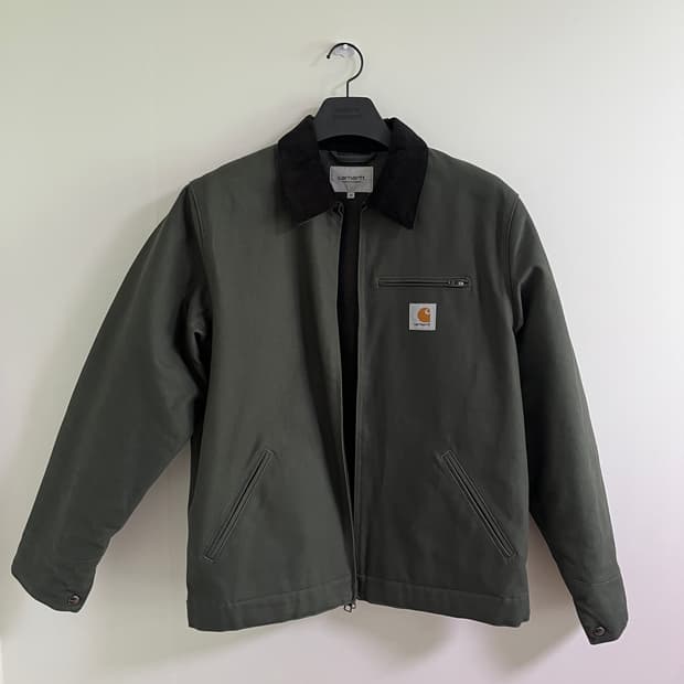 칼하트 wip 디트로이트 자켓 모스그린