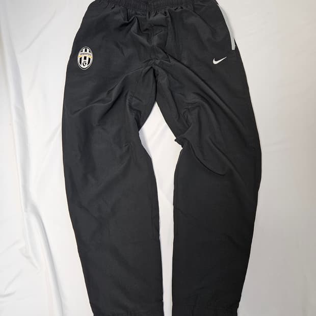 나이키 유벤투스 블랙 와이드 트랙팬츠 우븐 축구 풋볼 유니폼 올드스쿨 L
