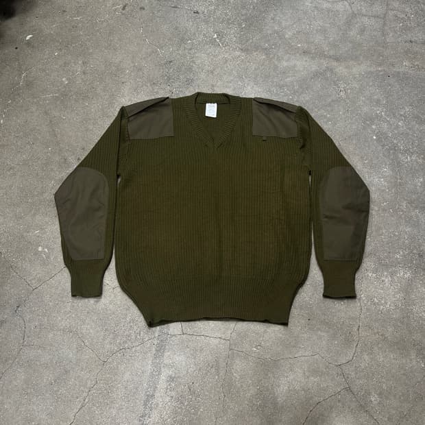 이탈리아군 버진 울 코만도 스웨터 L