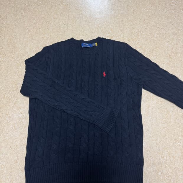 폴로 네이비 니트 M 새상품급