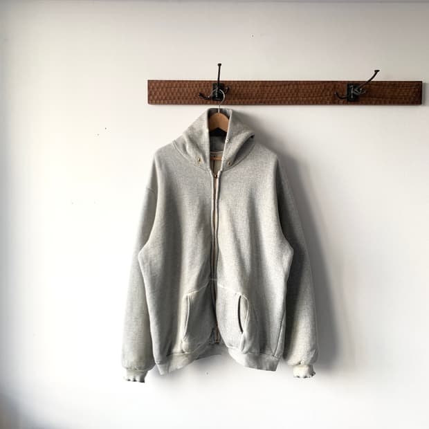 24fw 빈티지 스웻 후드집업