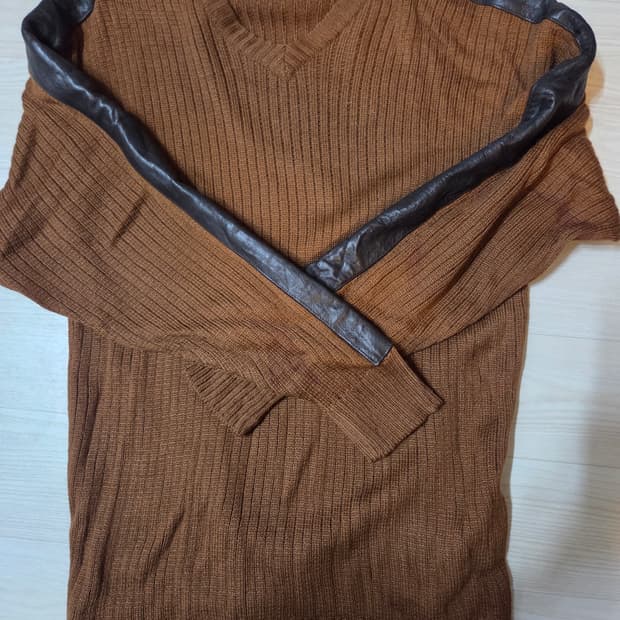 Christian dior 크리스찬 디올 레더 니트