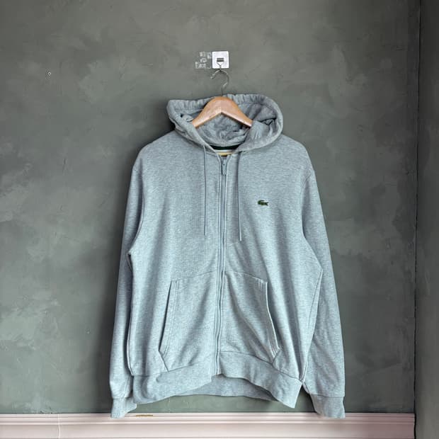 라코스테 후드집업 멜란지그레이
