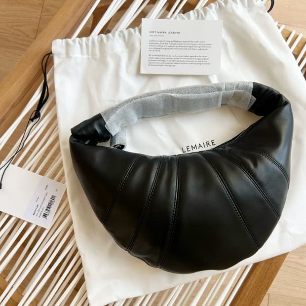 르메르 포춘 크루아상 미니 블랙 BG0125 LL095 999