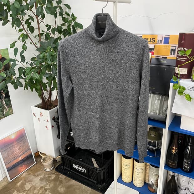띠어리 캐시미어100% 터틀넥 M