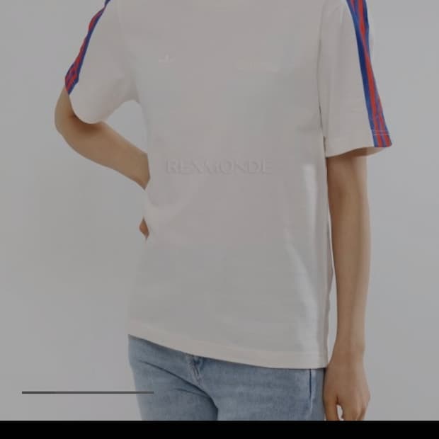 S 공용 2024 웨일즈보너x아디다스 반팔 아이보리