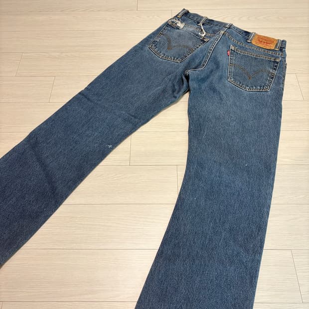 Levis 517 리바이스 부츠컷 데님 중청 34x34실제(30-31)