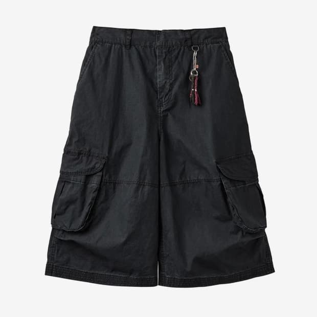 아르반 - 밀리터리 컴뱃 버뮤다 팬츠_워시드 네이비 (2)