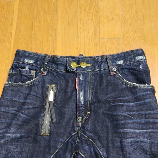 [50, Made in Italy] Dsquared2 지퍼 바이커진