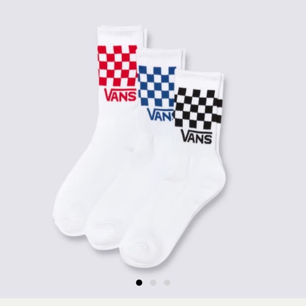 Vans 클래식 체커 크루 삭스