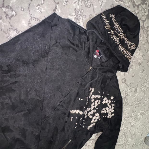 일본 재패니즈 자수 후드집업