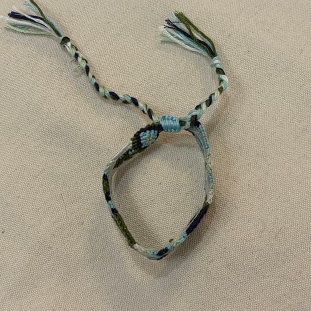 에스닉 패턴 핸드메이드 브레이슬릿