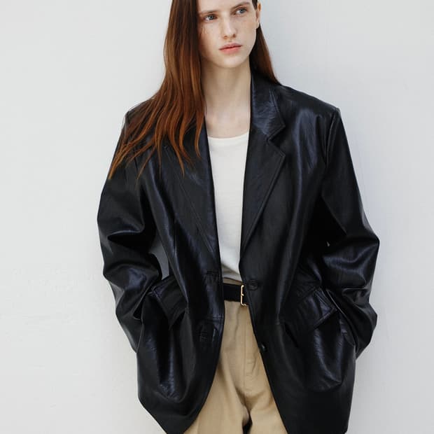 [NOTIA] 노티아 레더 자켓