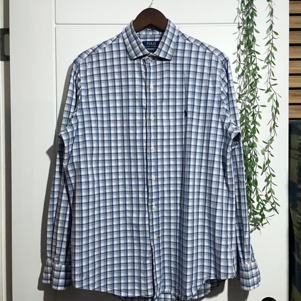 폴로랄프로렌 클래식핏 체크셔츠 신형 큐알