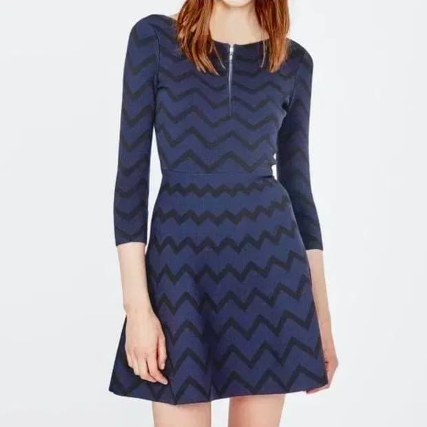 (1)여성 maje 마쥬 패턴 미니 원피스