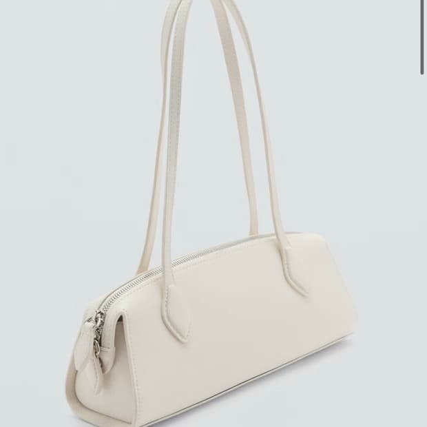 MANGO 볼링백 오프화이트