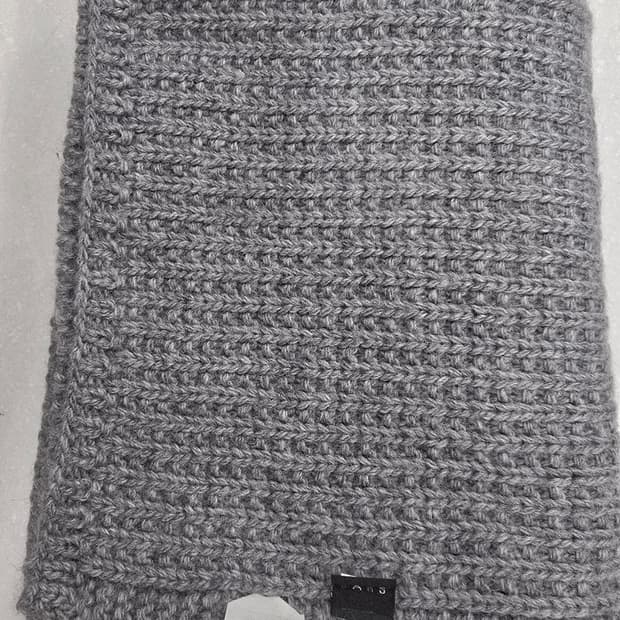 닥스 모알파카혼방니트 머플러 그레이 이태리