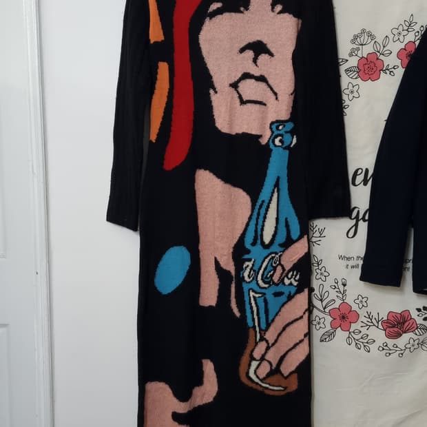 Castelbajac x GUY PEELAERT 울 니트 원피스