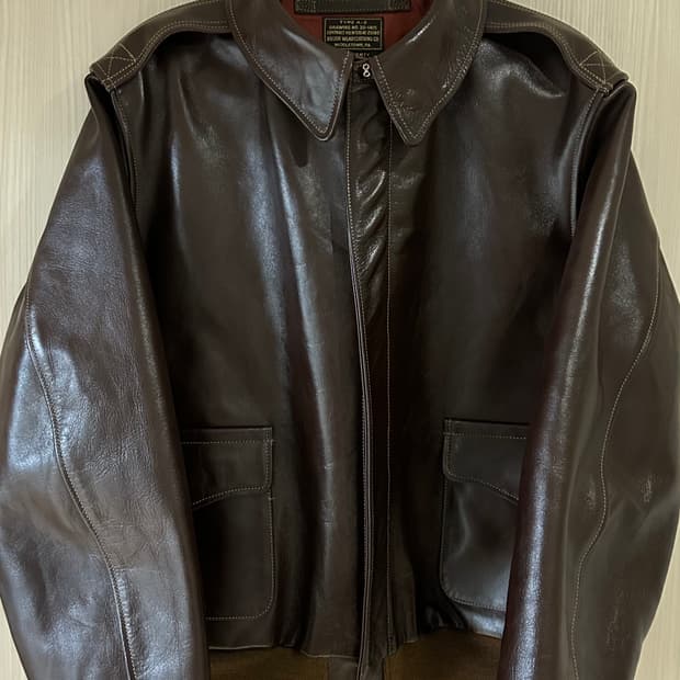 버즈릭슨 A-2 러프웨어 브라운립