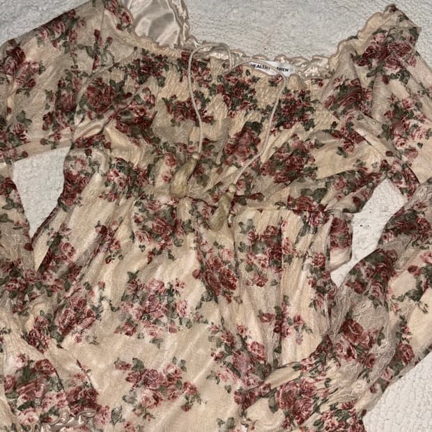 리즈리사깔 플로럴 원피스 히메갸루