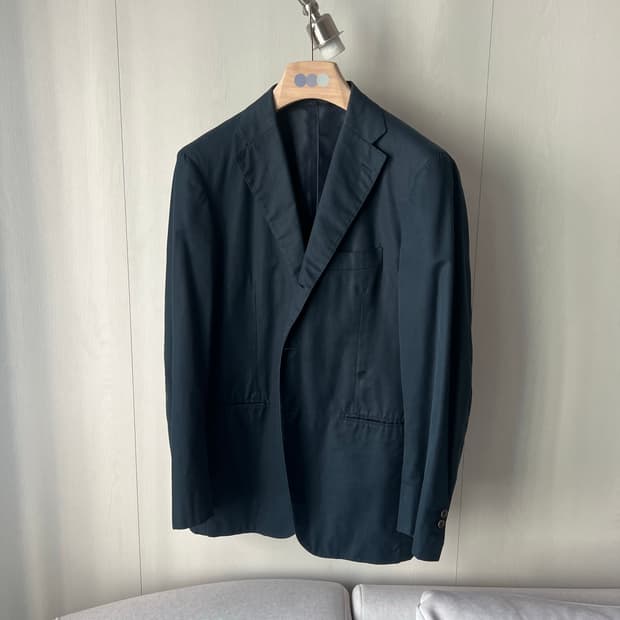 유나이티드 애로우즈 소버린 네이비 워시드 코튼 자켓