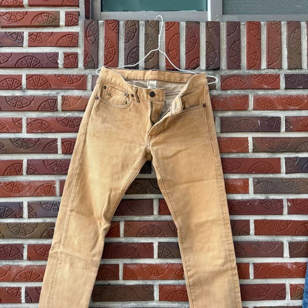 RRL 더블알엘 스트레치 스키니핏 팬츠 (카멜 컬러 / 27)