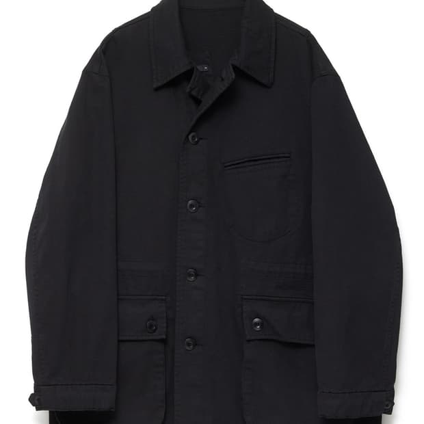 26ss 해칭룸 밀코트 블랙 2사(S)