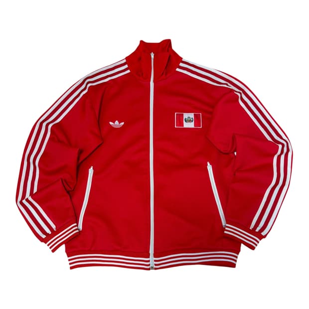 아디다스 올드스쿨 (구)페루 국대 트랙탑 져지(실측 M)