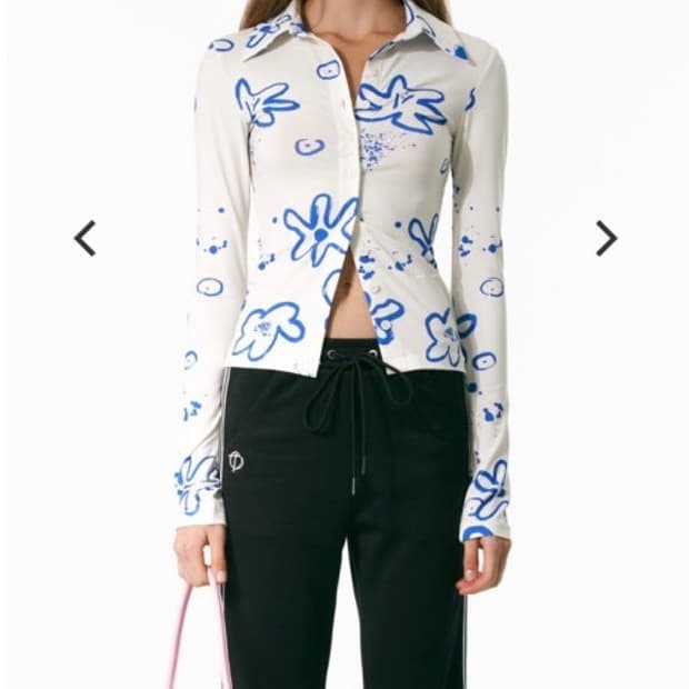 오픈 와이와이 플라워 셔츠