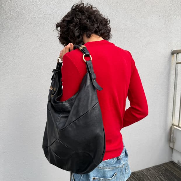 빈티지 막스마라 레더 호보백