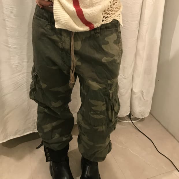 JPN uniqlo 유니클로 펑크 밀리터리 카고 팬츠