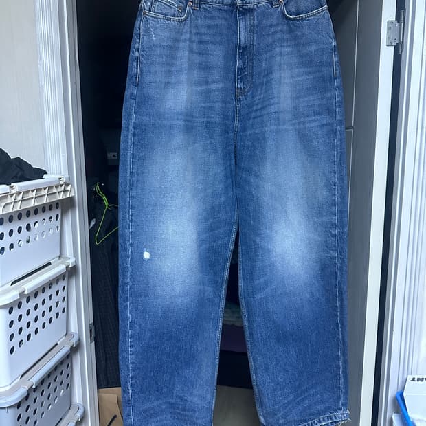 [L] 발렌시아가 풀업 데님 팬츠 중청