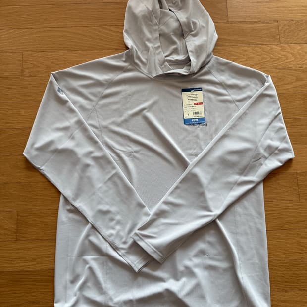 몽벨 쿨 후디 라이트그레이