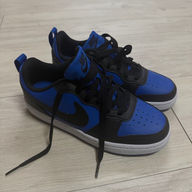 새상품) 나이키 코트버로우 로우 로얄블루/검정