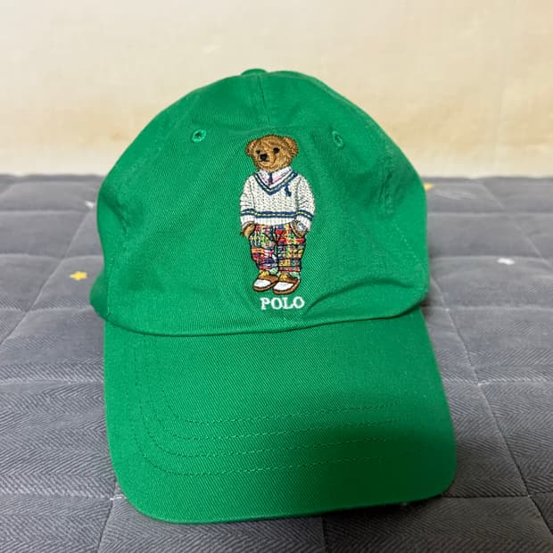 폴로 베어 모자 캡 그린 polo cap