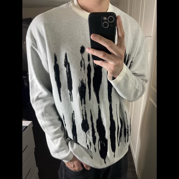 [100-105] ZARA 자라 그래픽 니트