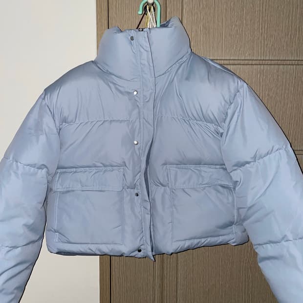 겨울 연파랑 패딩