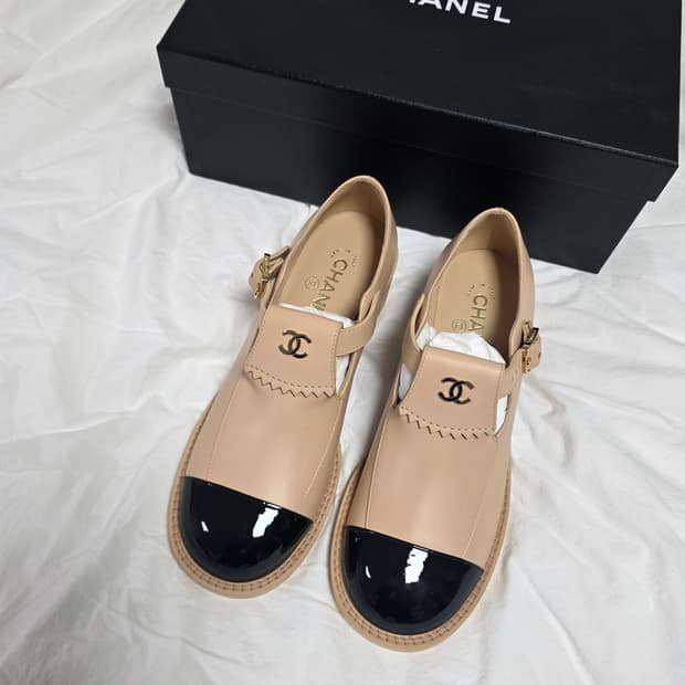 [EU39] 샤넬 마크다운 버클 메리제인 로퍼 새제품