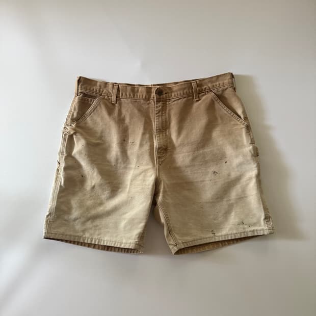 (os) Carhartt 칼하트 캔버스 카펜터 반바지 쇼츠
