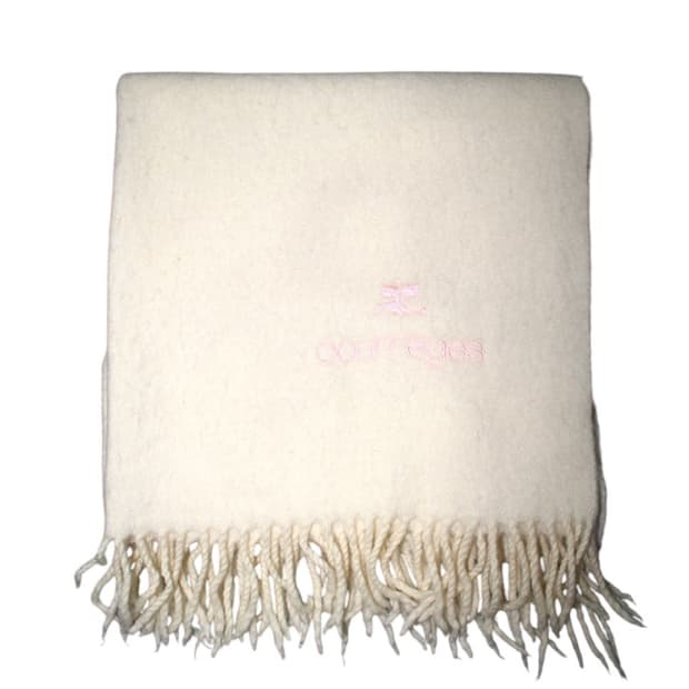 꾸레쥬 화이트 머플러