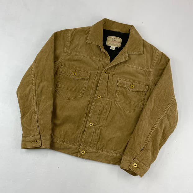 90s 폴로 코듀로이 블랭킷 안감 트러커 자켓 (100)